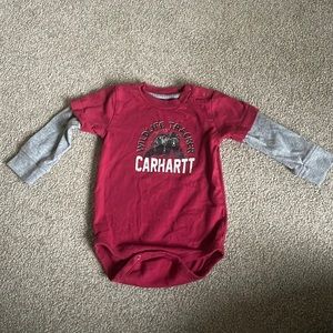 Carhartt 12m long sleeve onsie